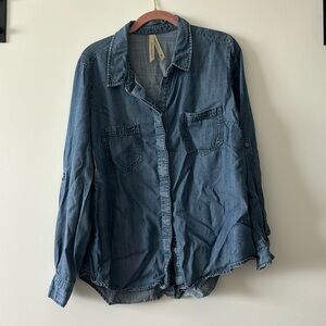 Chambray Denim button up Shirt